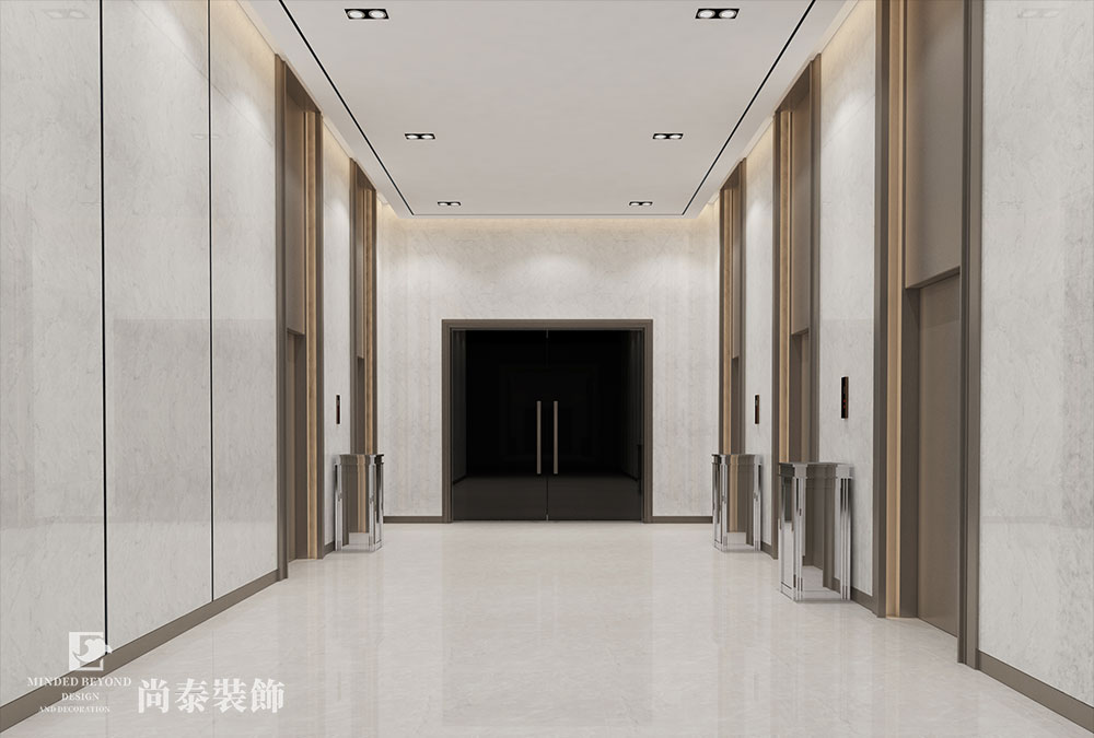 東莞奮達科技園新型智能硬件辦公樓接待展廳裝修設計